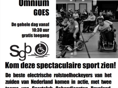 Competitiedag rolstoelhockey