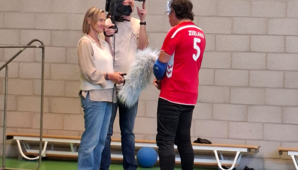 interview carlo over goalball op omroep zeeland