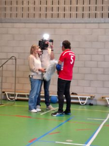 interview carlo over goalball op omroep zeeland