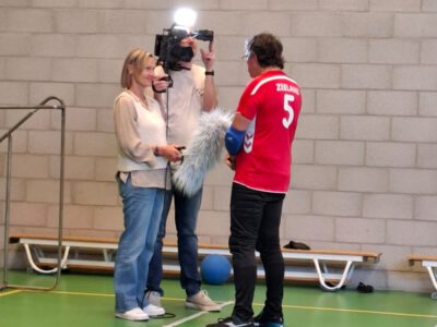 interview carlo over goalball op omroep zeeland